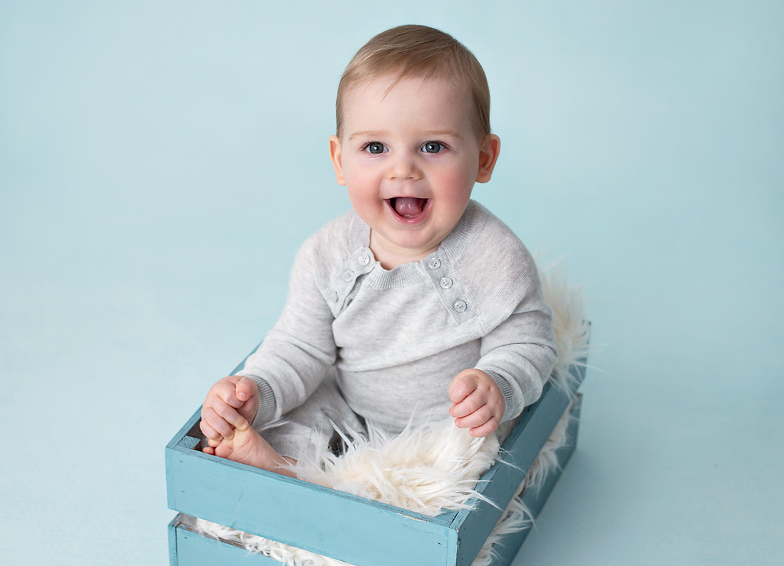 ein glückliches Baby, fotografiert von Anastasia Schütte in Halle (Saale)