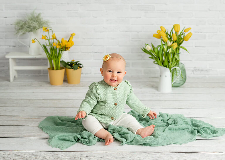 Babyfoto entstanden während der Frühlingsaktion in Halle